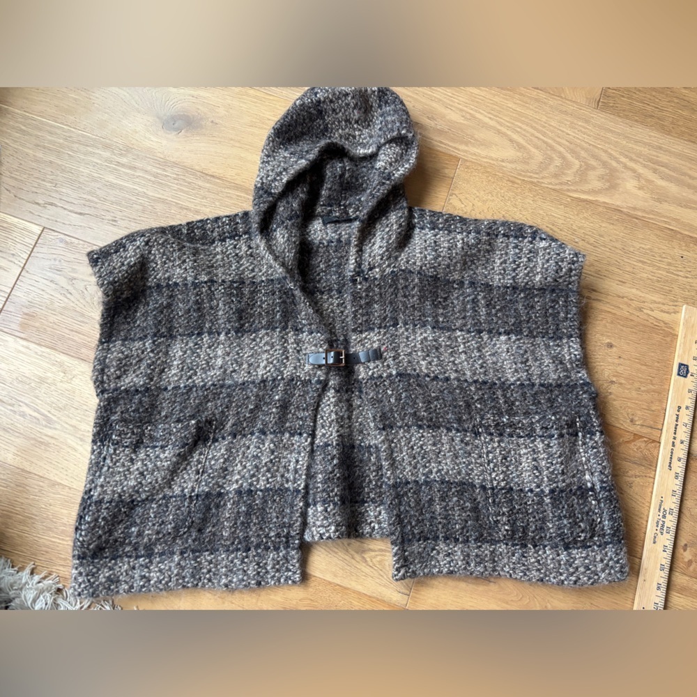 John Branigan weavers made in Ireland wool Poncho